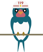 かんばんの救急車マスコットキャラクター